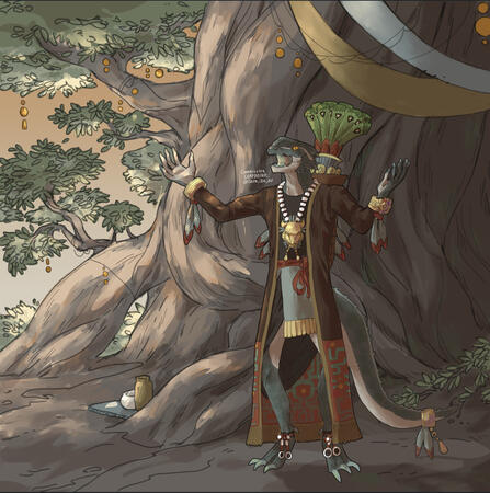 full body with complex background full body with complex background